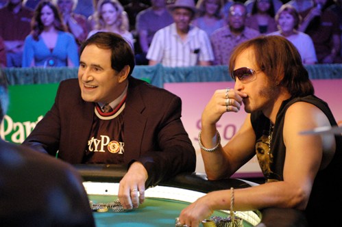 Richard Kind and Woody Harrelson in THE GRAND